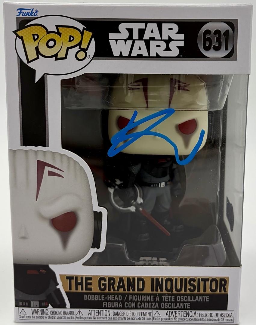 Rupert Friend signed "The Grand Inquisitor" Funko #631 (Star Wars) - Beckett COA